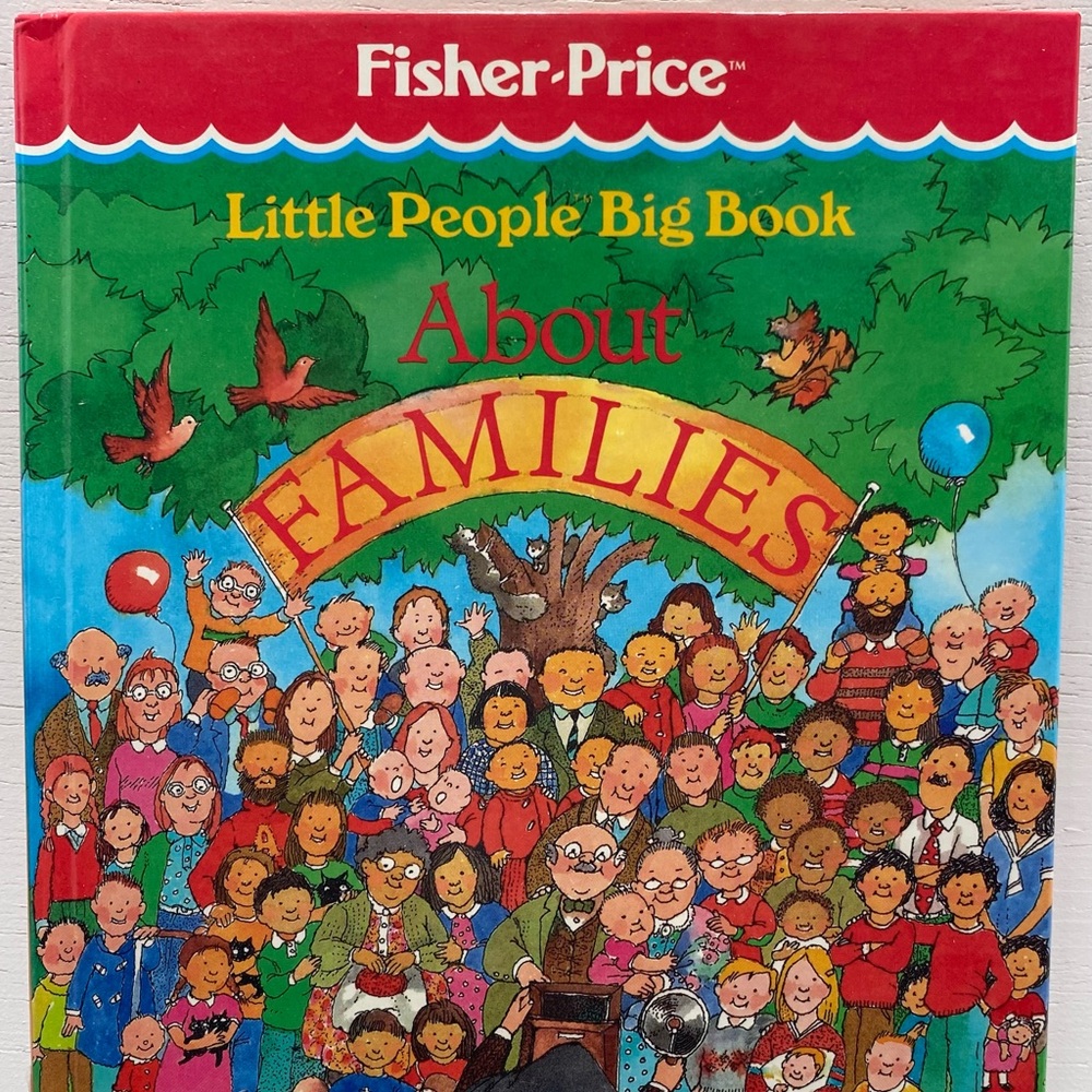 Little big book about families Hardcover - Fisher Price